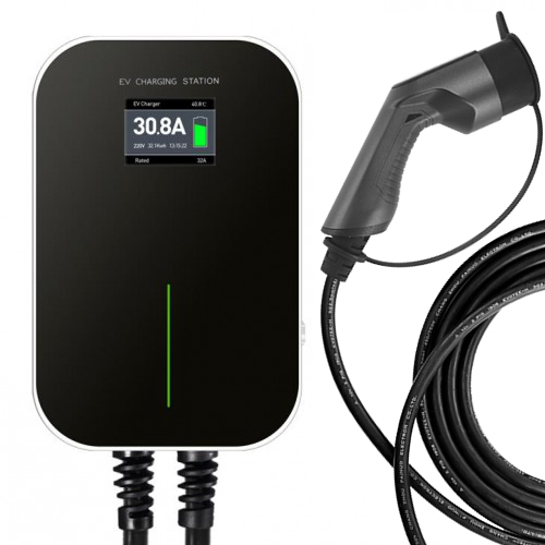 EV Charging Station with Type 2 Connector EV Charging Station with Type 2 Connector